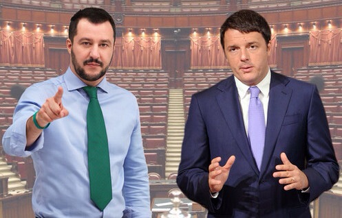 Salvini e Renzi: leader carismatici a tempo determinato